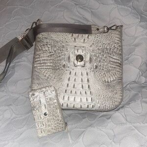 Brahmin Crossbody Bag with Card Wallet -